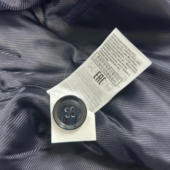 Banana Republic Geometric Blue Black White Blazer Jacket Business Career Preppy - Picture 9 of 10